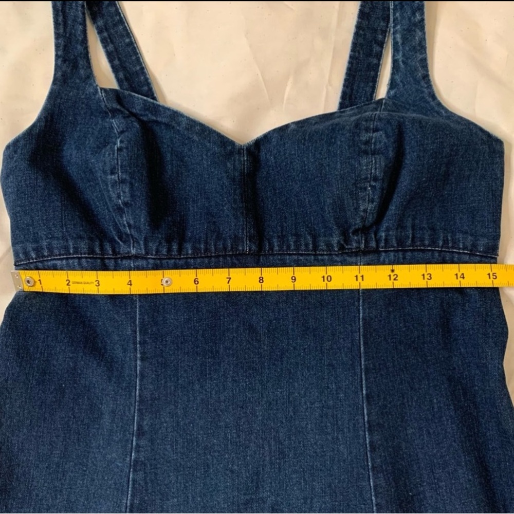 Anthropologie Holding Horses Denim Dress Size 6 - Picture 7 of 9